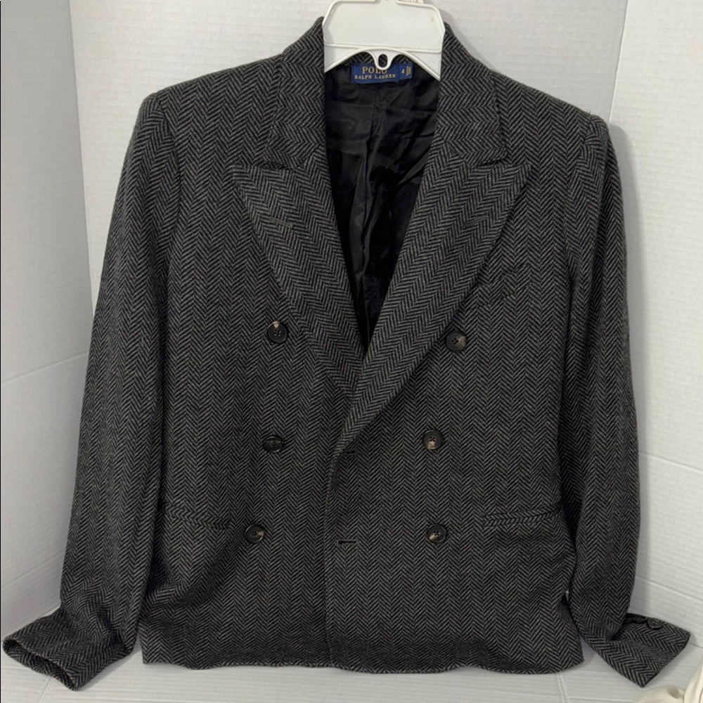 Polo by Ralph Lauren70%cotton 30%wool  Gray Blazer for women